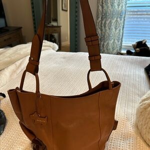 RADLEY LONDON Tan Leather Shoulder Bag